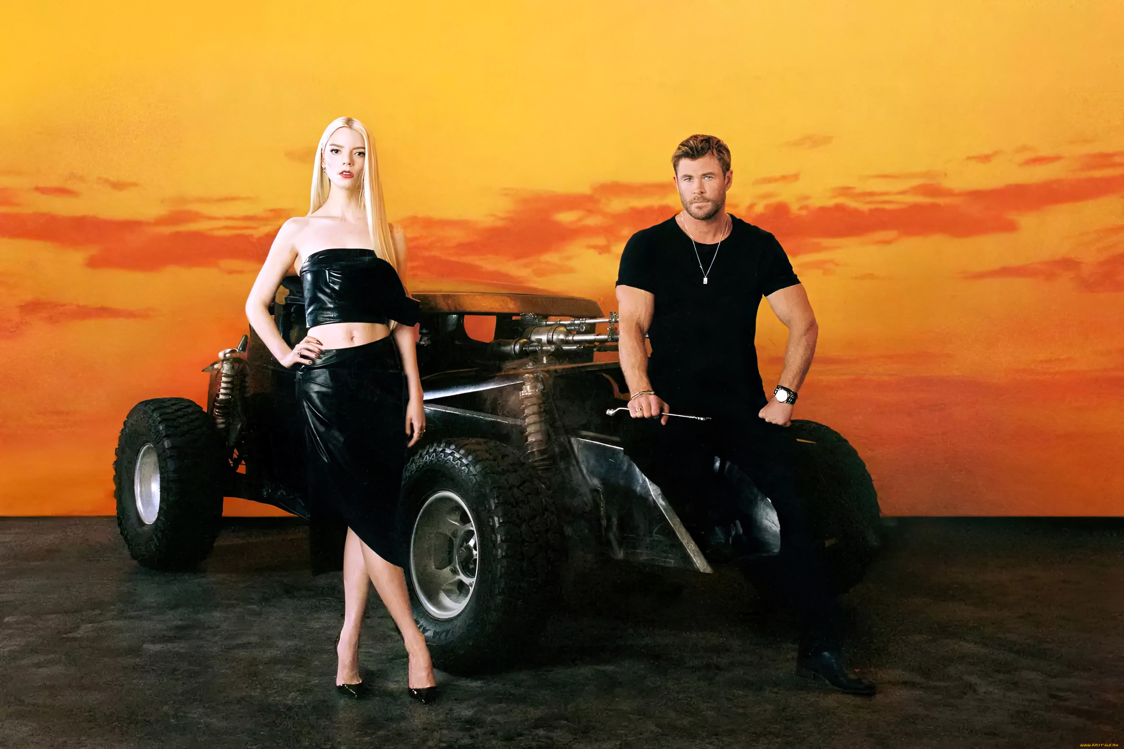 ������, ������������, anya, taylor, joy, chris, hemsworth, ������, ������